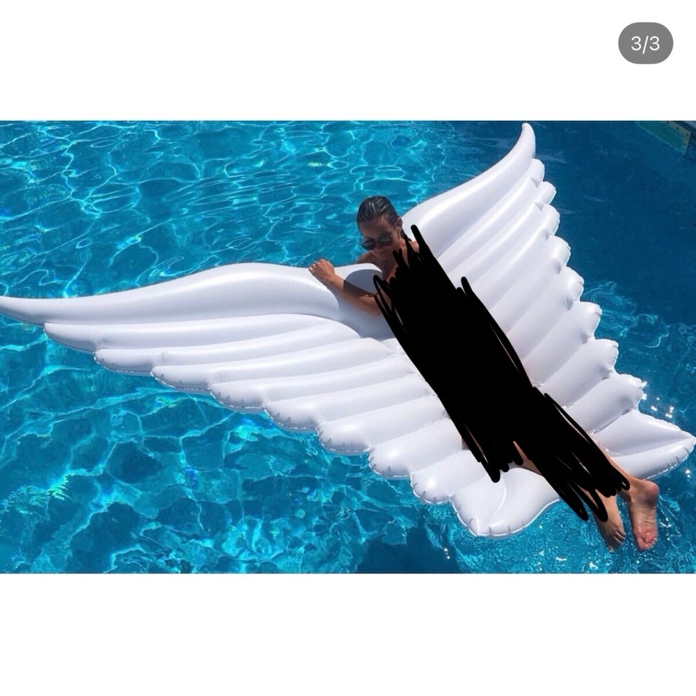 Giant Angel Wings Pool Float - Picture 8 of 9